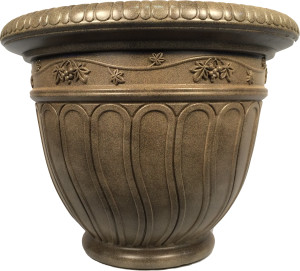 Е70-11 Горшок-кашпо для цветов Grapes d=62 70 Л. Св.терракот Цветочная коллекция