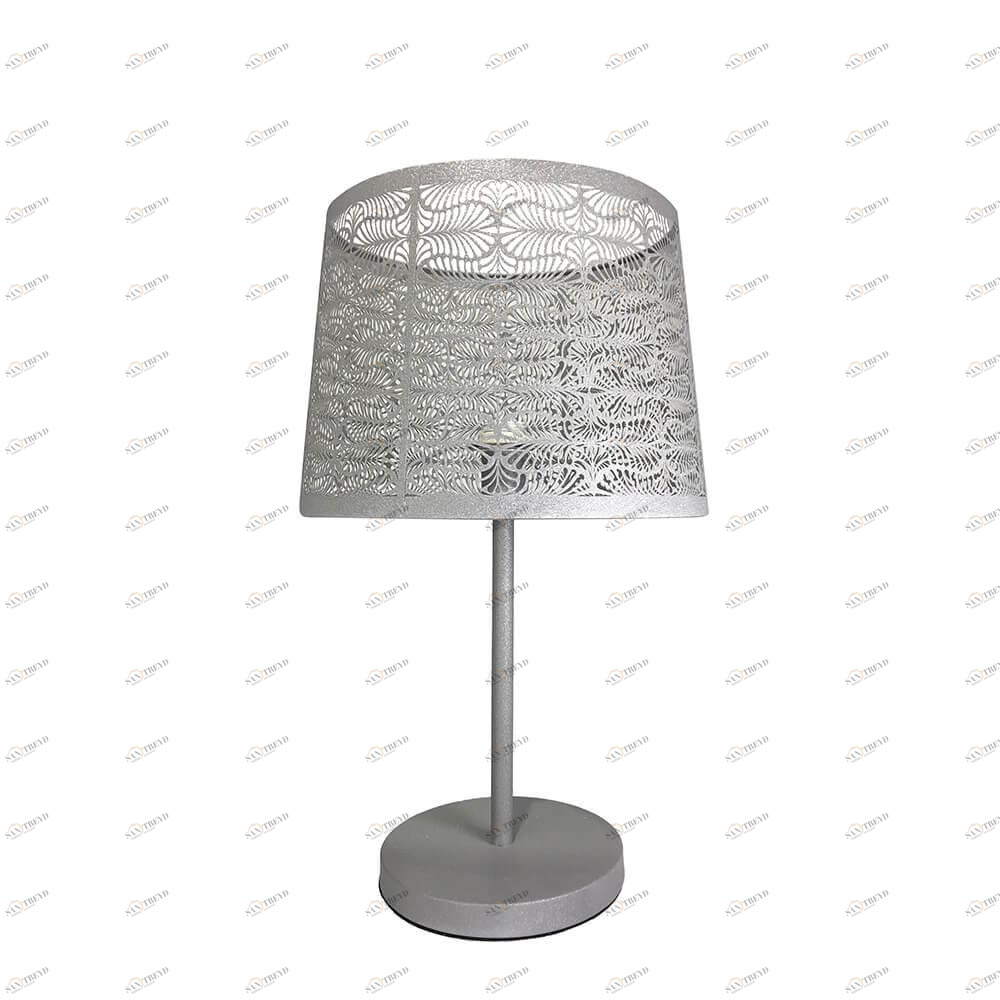 Лампа настольная серая Seven Fires "Карвед" 39105.04.84.01C SEVEN FIRES КАРВЕД 00-3907844 Серый 