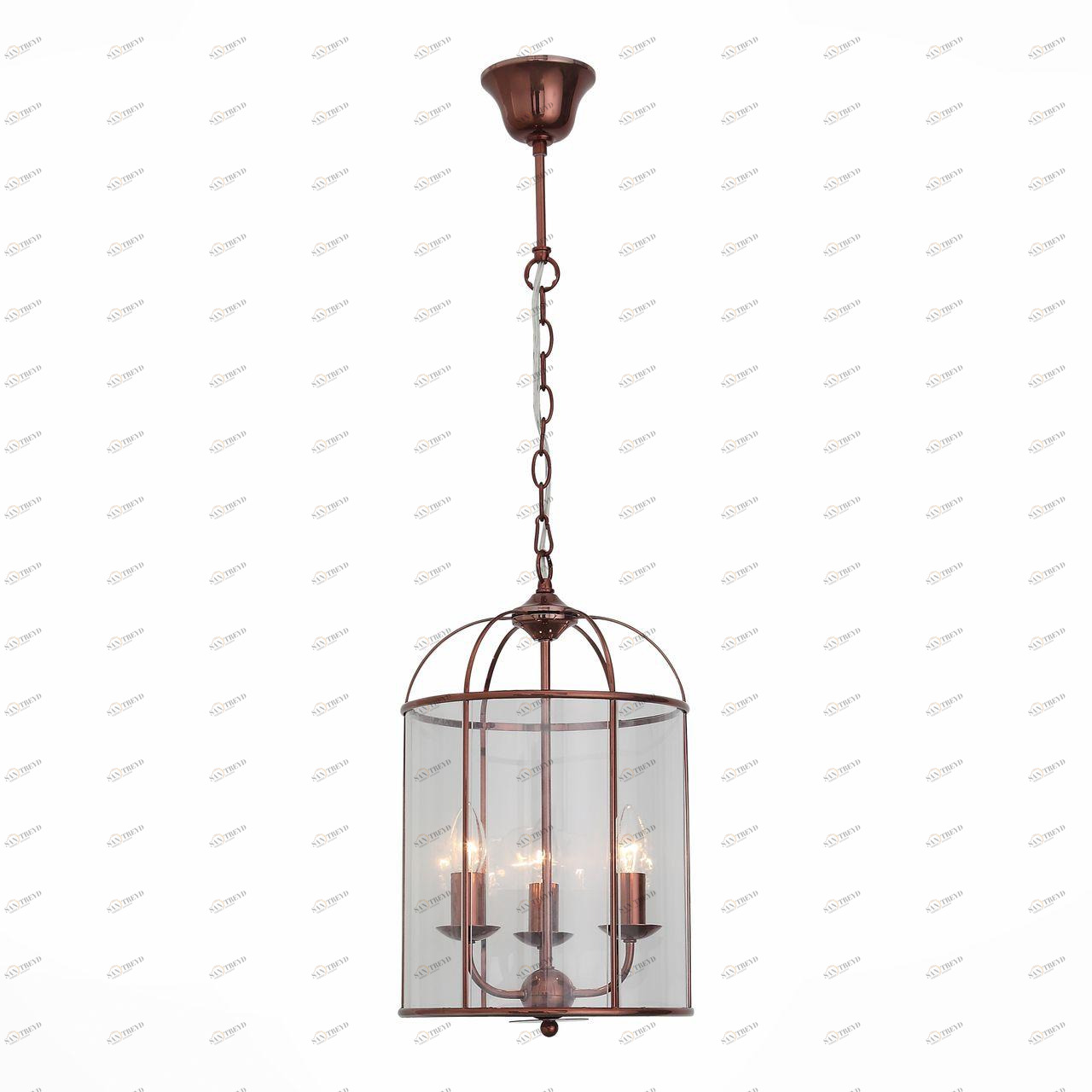 Подвесная люстра ST Luce Odierno SL267.603.03 ST LUCE ДИЗАЙНЕРСКИЕ, ODIERNO COPPER 108514 Медь 
