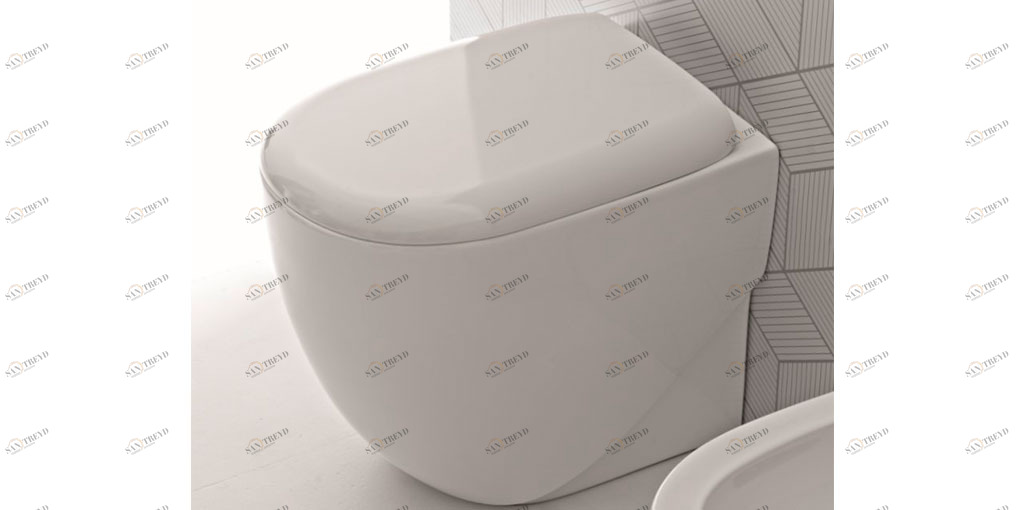 AB10 Приставной унитаз напольный Белый Ceramica Hidra ABC Италия