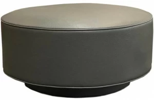Duvivier Canapés Круглый кожаный пуф Elsa Elsaxg95, elsaxg96