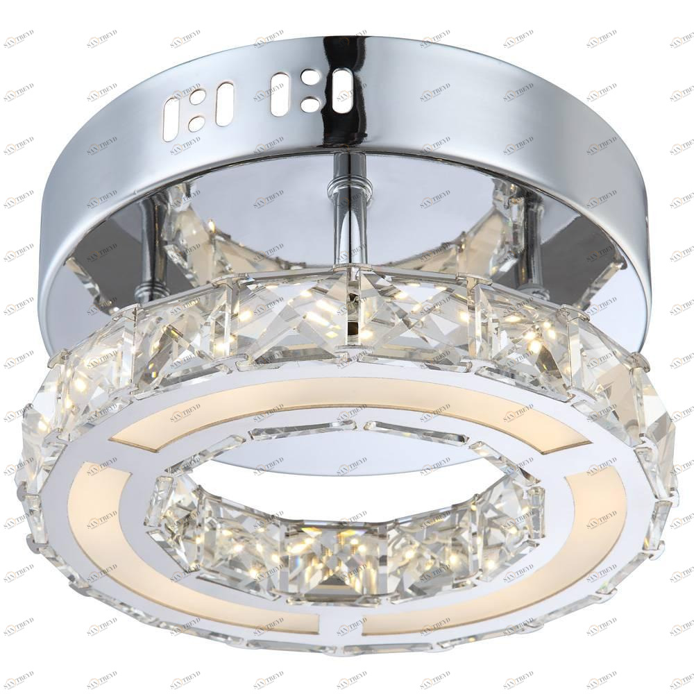 Потолочный светодиодный светильник Globo Miley 67052-9D GLOBO MILEY 102878 Прозрачный;хром Ceramica Globo 