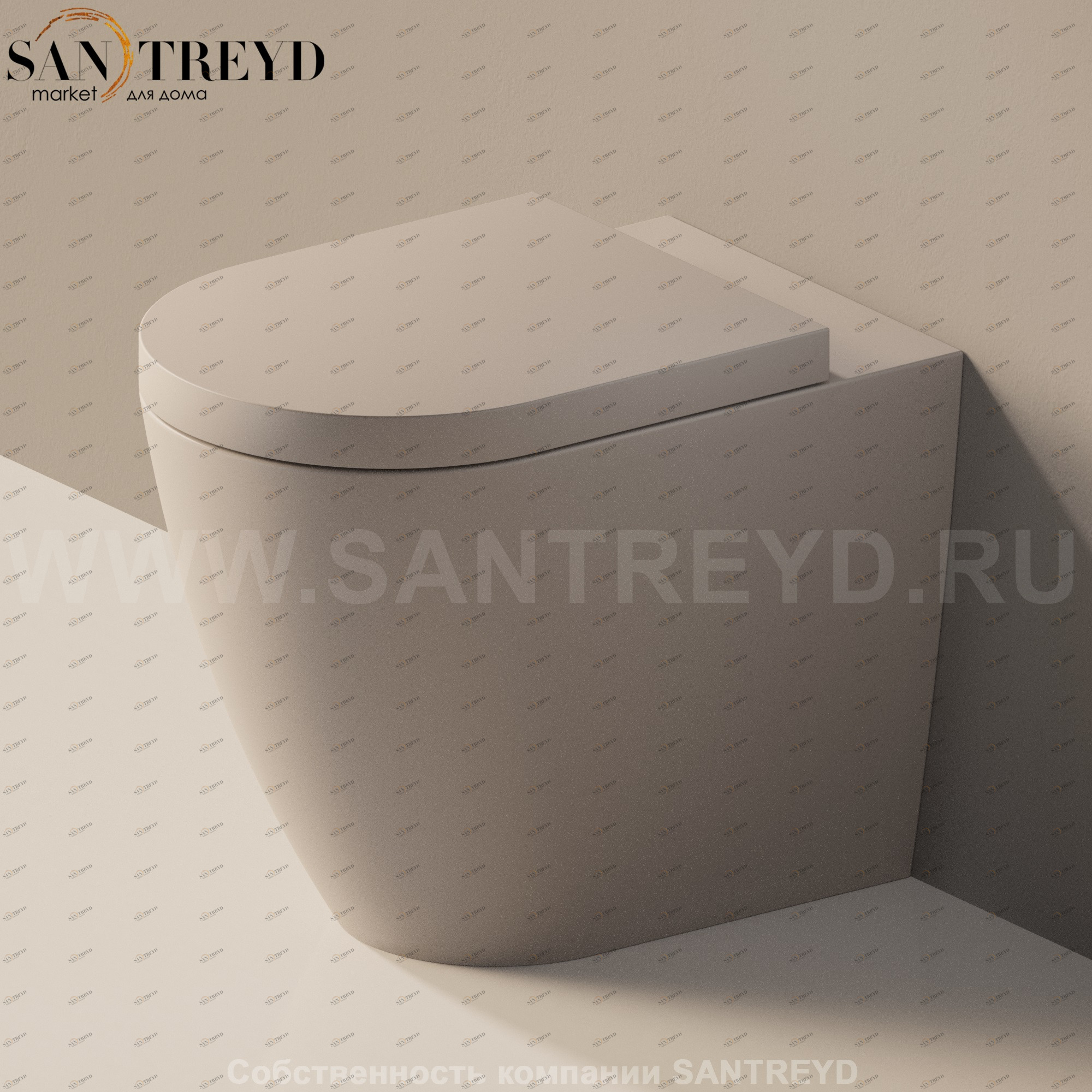 LK117G1019 Приставной унитаз напольный Белый Ceramica Flaminia Link Италия