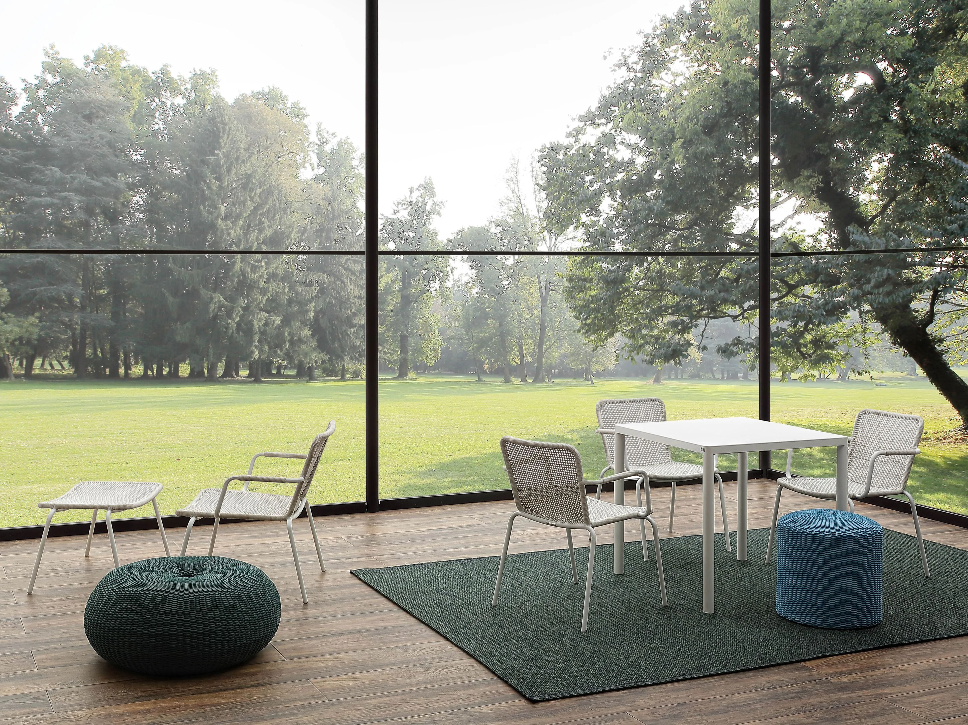 Плетеный алюминиевый сад штабелируемый стул Nodo Italia Via ARCH-00134785 - Вид №7