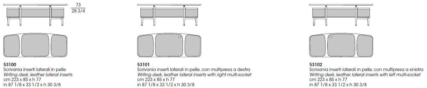 Giorgetti Прямоугольный деревянный стол sun-id-1392984 - Вид №3