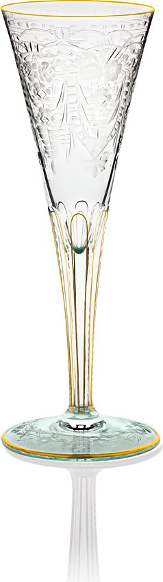 1050393 Moser Набор из 6 фужеров для шампанского 160мл "Махарани" (6цв) Хрусталь бессвинцовый 