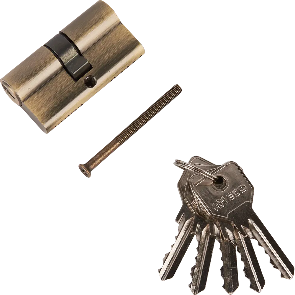 Цилиндр Нора-М Есо Z Л-60 30x30 мм ключ-вертушка цвет бронза ECO Z STLM-2066134 - Вид №2