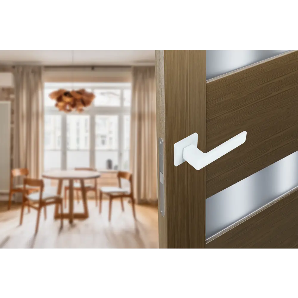 Дверные ручки EDSON EDS-179H-Q2 в белом цвете 85170513 STLM-0059409 - Вид №9