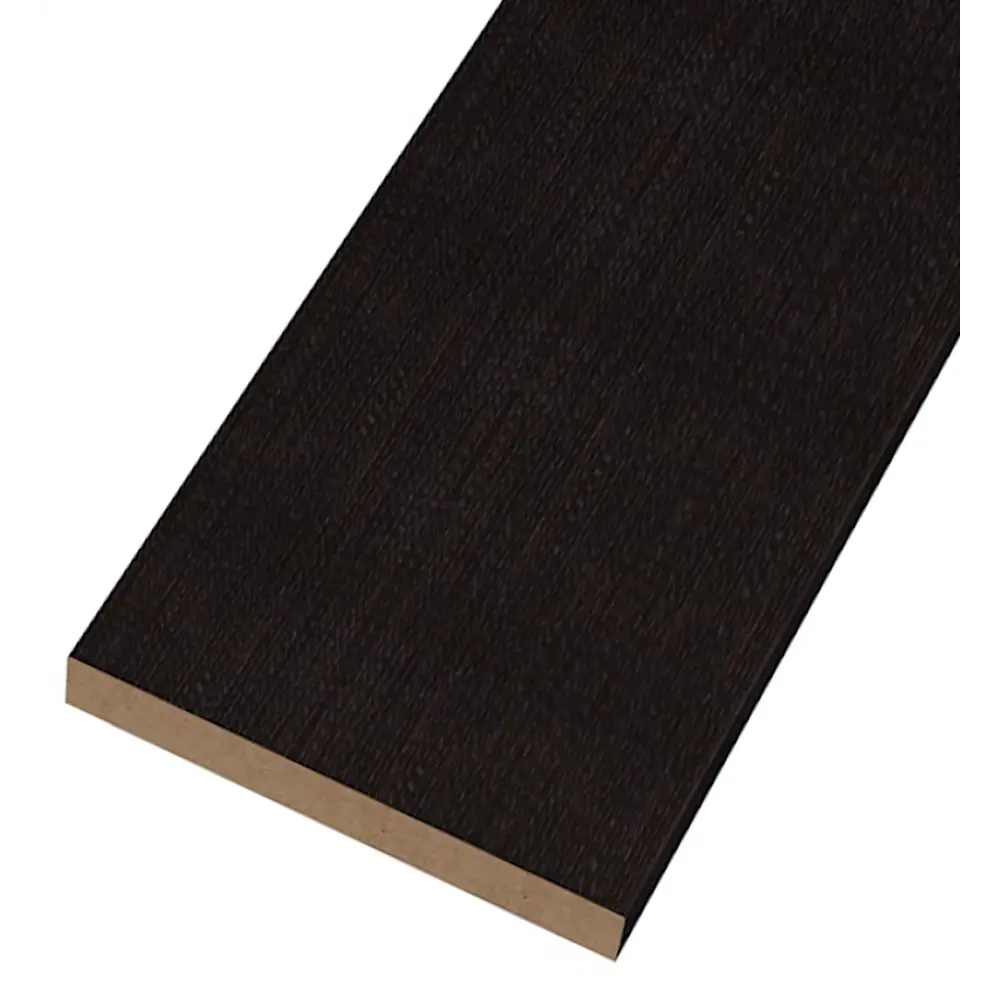 Добор прямой 2070x238х8 мм ПВХ ламинация цвет венге КРОНОПРОФИЛЬ STLM-2087776