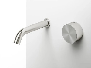 Настенный смеситель для раковины из нержавеющей стали с 2 отверстиями