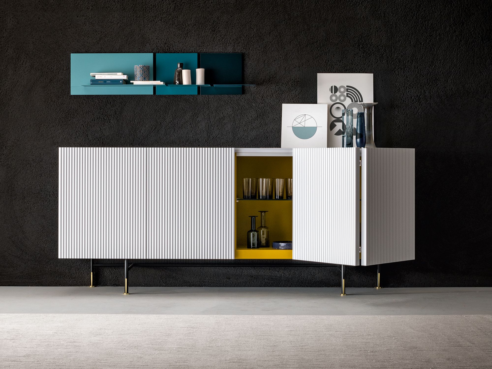 Деревянный шкаф с раздвижными дверями Capo d’Opera Aero ARCH-00129831 - Вид №1