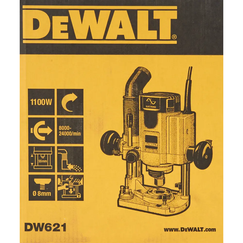Фрезер DeWalt DW621, 1100 Вт STLM-2108462 - Вид №7