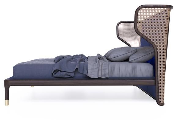 Morelato Двуспальная кровать с мягким изголовьем Joyce 2809/f - Вид №1