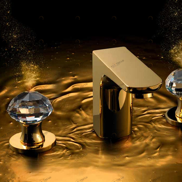 Смеситель на 3 отверстия для раковины 71.005G MAIER ROCK 71005G