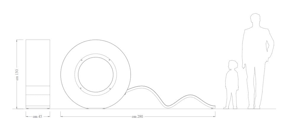 Детское сиденье из оцинкованной стали DIMCAR NASTRINA ARCH-00036586 - Вид №2