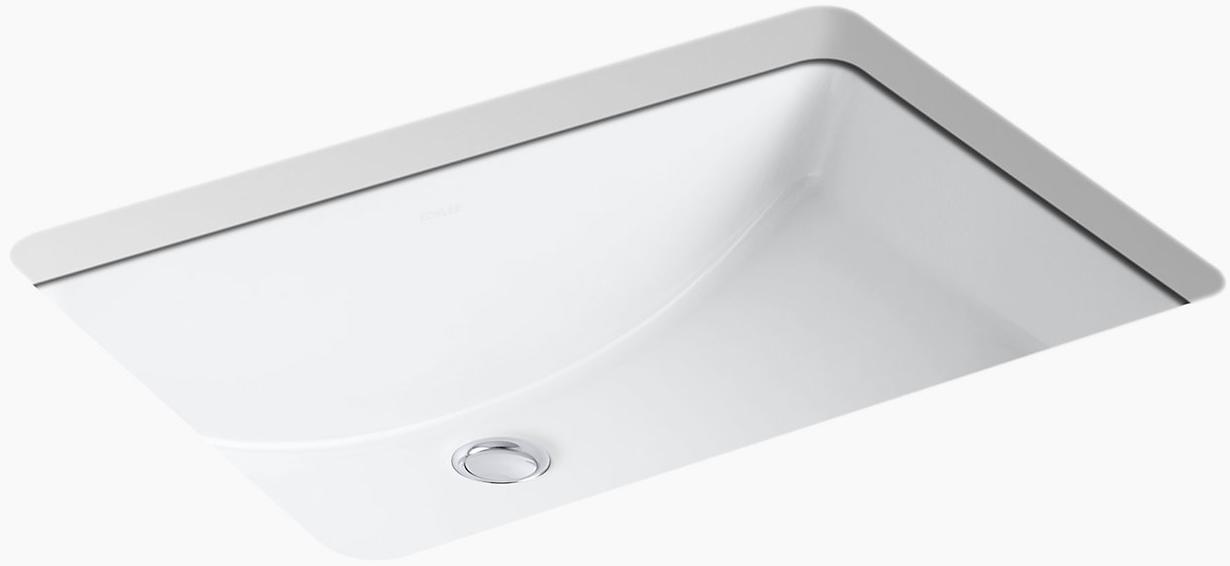 K-2215-0 Накладная раковина под столешницу  прямоугольная Kohler 