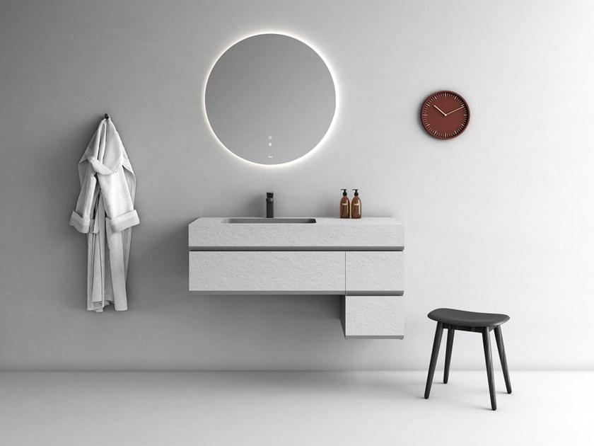 Fiora Настенная тумба под умывальник из полиуретана с ящиками Making sun-id-1515711 - Вид №10