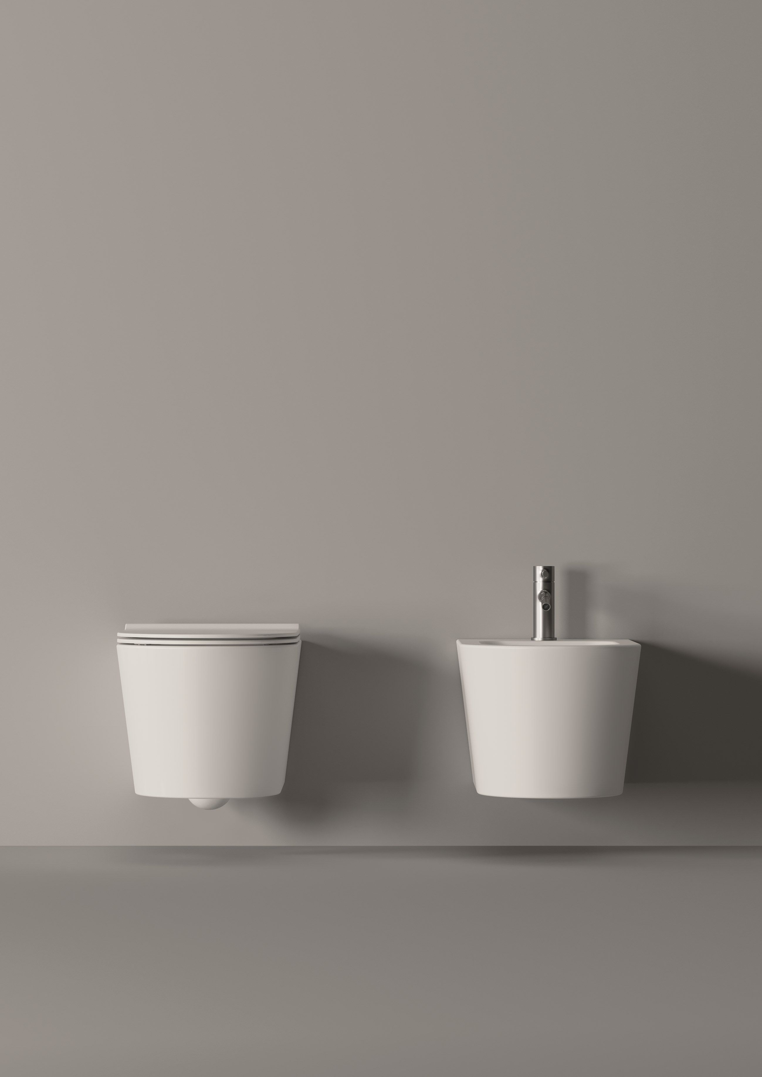 Керамическое подвесное биде Alice Ceramica Форма ARCH-00131899 - Вид №1