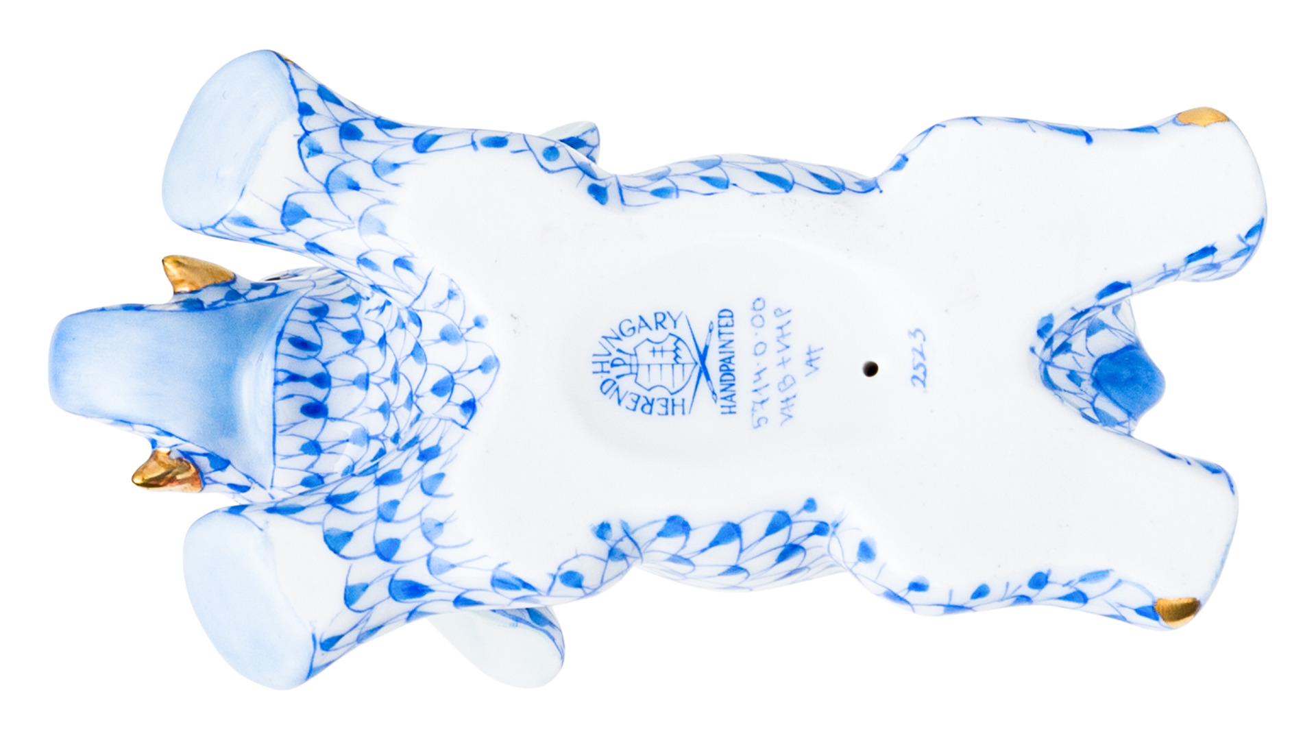 10639143 Herend Фигурка Herend "Слон и мышь" 5,5см Фарфор  - Вид №4