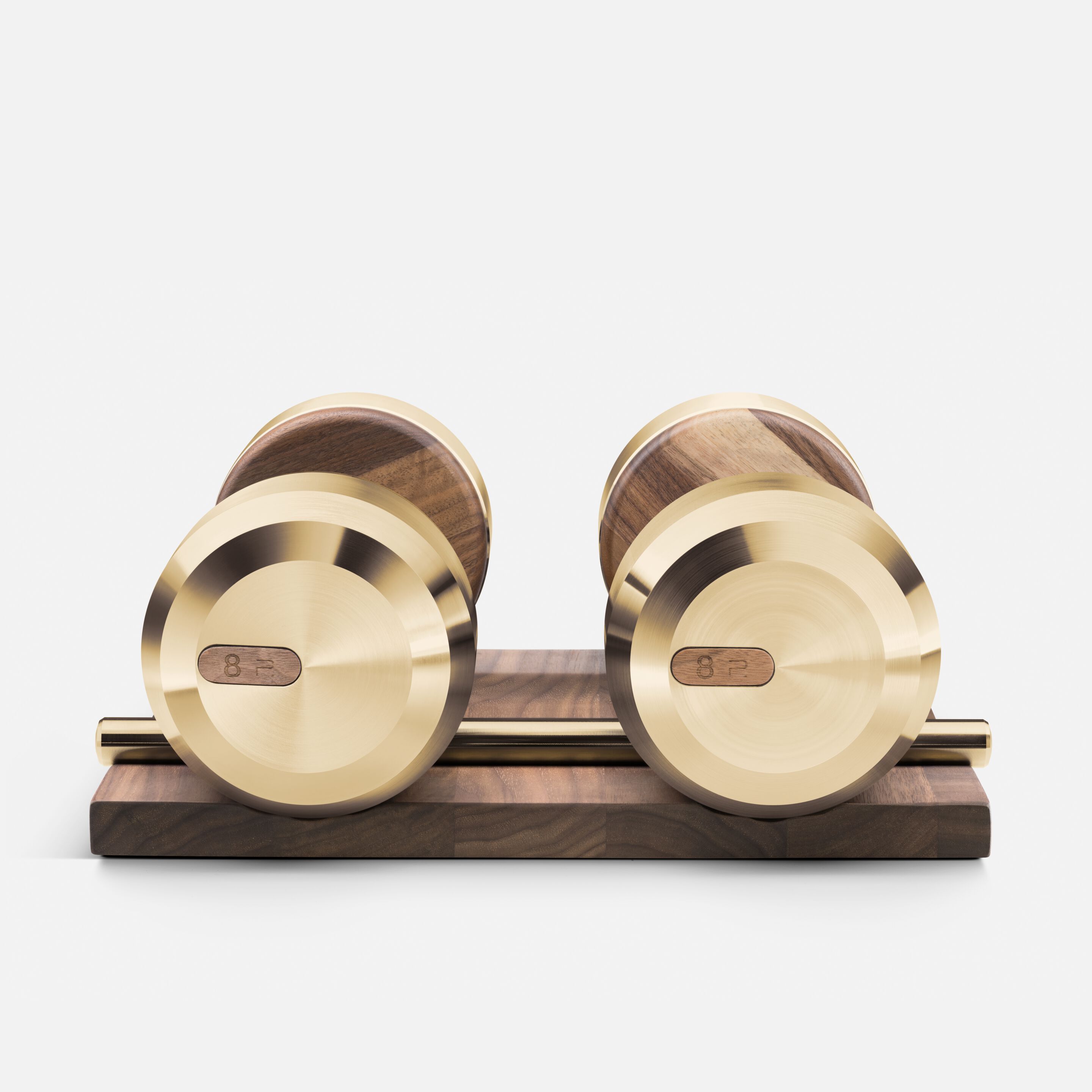Пара гантелей из нержавеющей стали и дерева PENT Colmia ARCH-00025433 - Вид №2