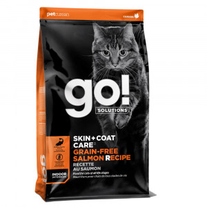 ПР0059248 Корм для котят и кошек Skin + Coat Беззерновой, лосось сух. 1,36кг GO!