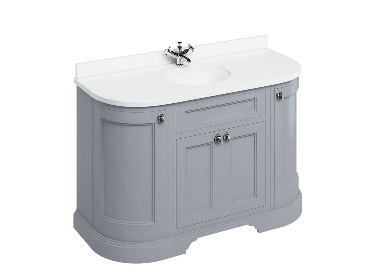 Напольный шкаф для умывальника из МДФ с дверцами Burlington MINERVA ARCH-00141016 - Вид №6