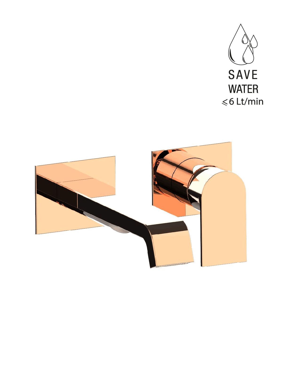 Однорычажный настенный смеситель для раковины Rubinetterie Frattini Птолемей ARCH-00139811 - Вид №8