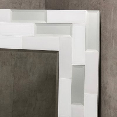 Зеркало большое прямоугольное в раме с мозаикой "Айси" GRAUM ДИЗАЙНЕРСКИЕ 304128 Зеркальный  - Вид №5