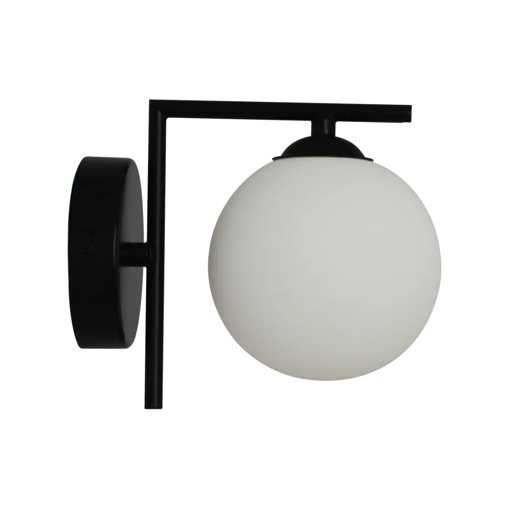 Светильник бра настенный KREAFORTA Galana цвет белый/черный STLM-2022572 - Вид №4