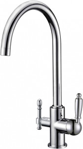 Смеситель ZorG Sanitary ZR 317 YF-33 для кухонной мойки, хром