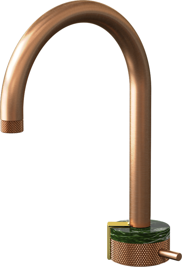 E-11502-R2MG-L2PB-BRG Однорычажный прогрессивный смеситель для раковины - излив 16см GRAFF MOD+