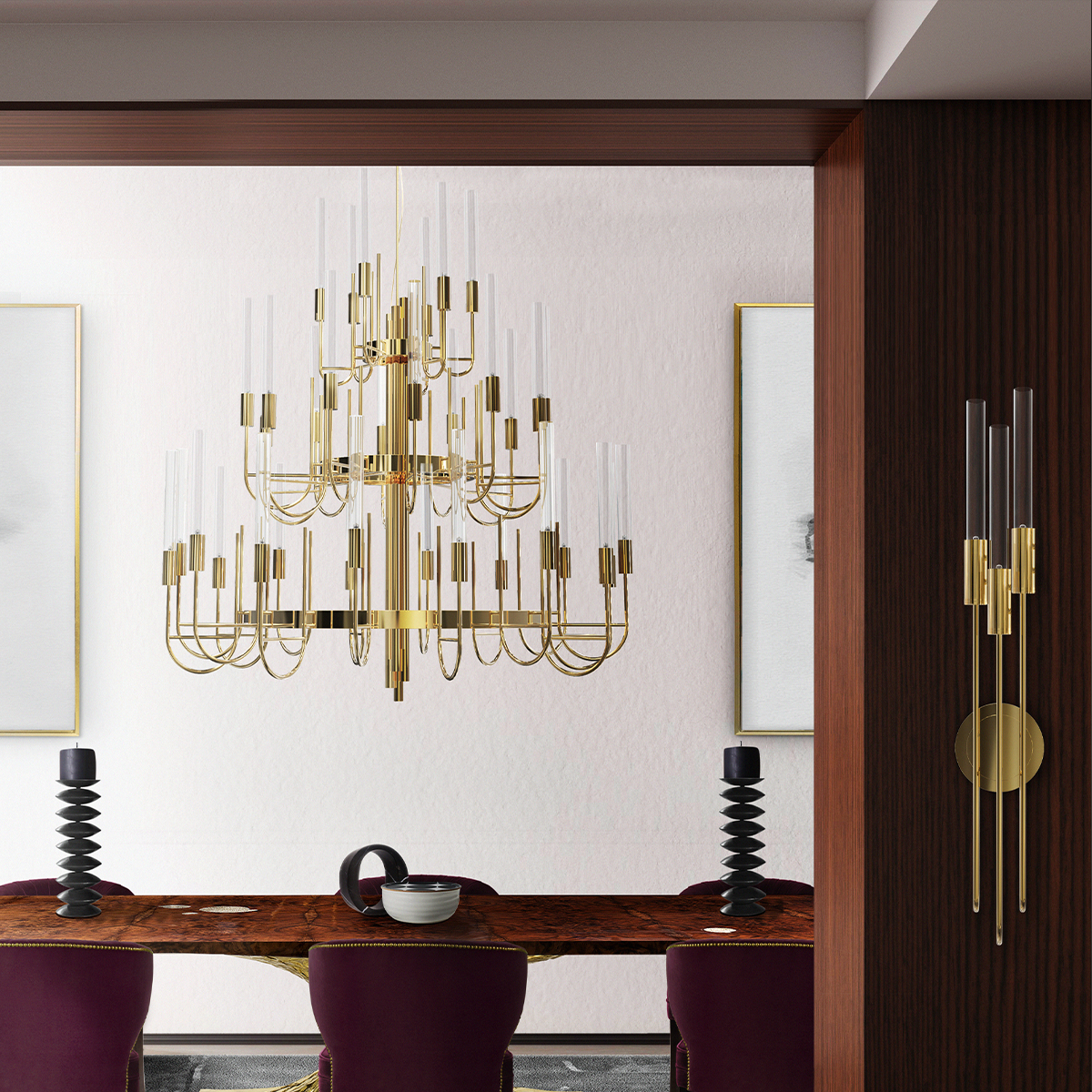 Подвесные лампы GALA Suspension Covethouse LUXXU  - Вид №1