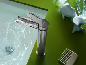 Nobili Rubinetterie Смеситель для раковины Waterfall с автоматическим сливом New road Rdc0128/2cr