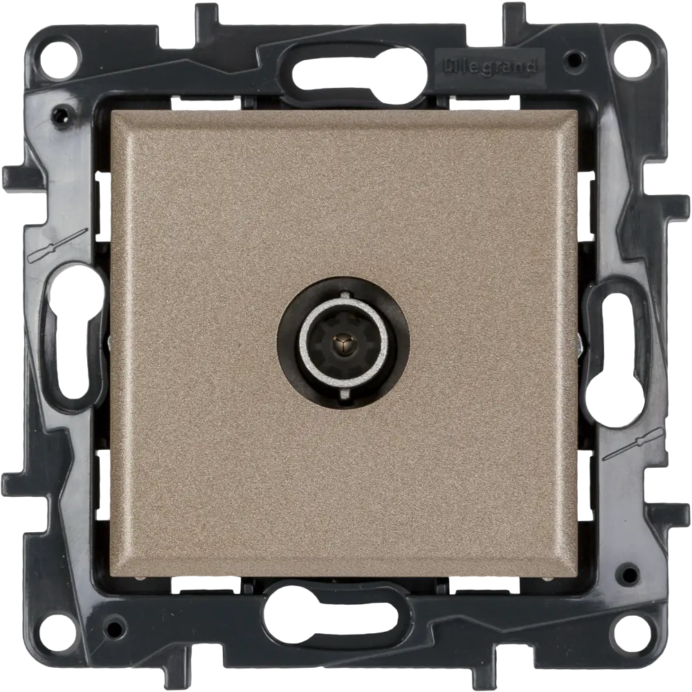 ТВ-розетка Legrand Structura звезда шампань для цифрового ТВ 82064706