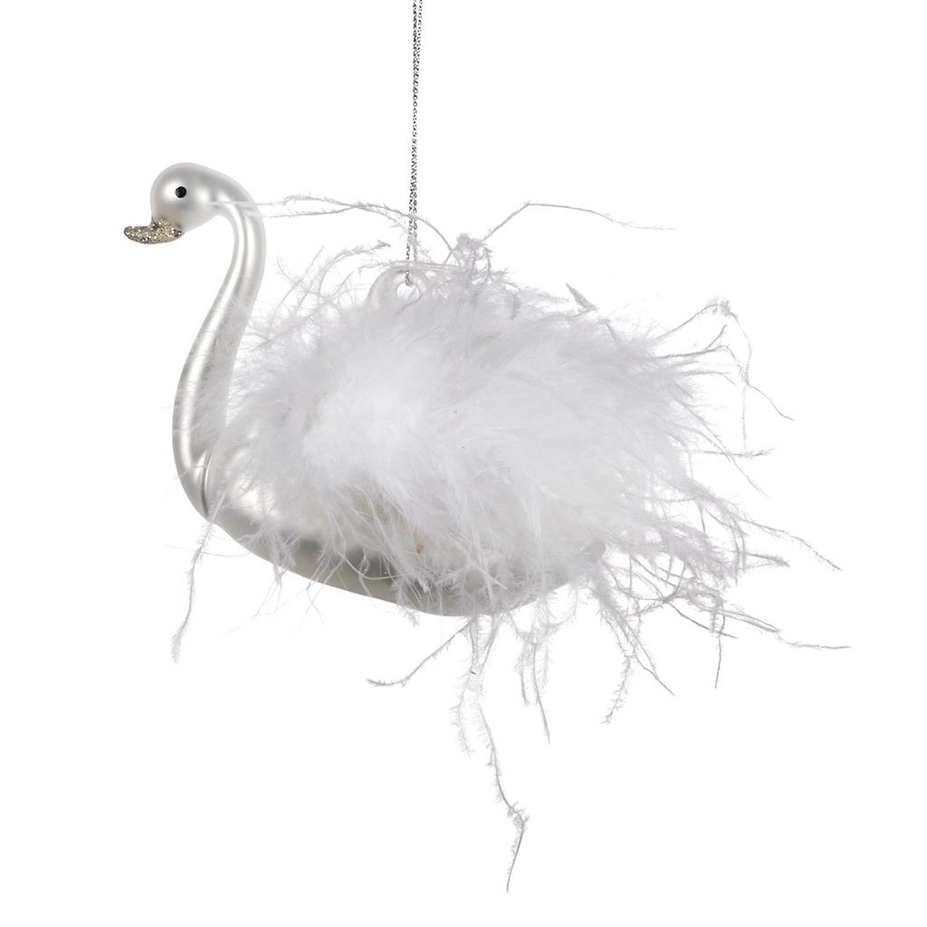 P 34202 Лебедь с перьями 12 см GOODWILL Santreyd 