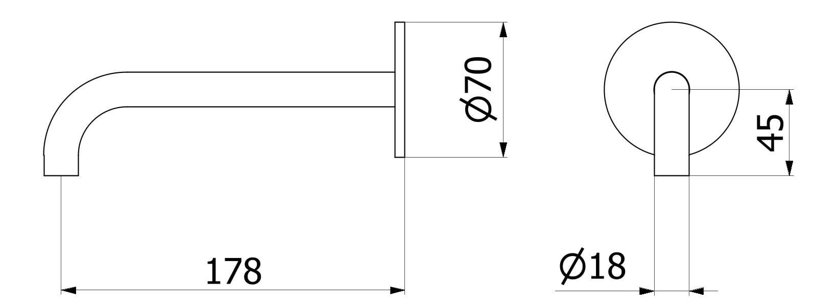 Настенный дозирующий носик IB Reflex ARCH-00074677 - Вид №1