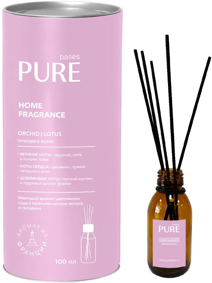 90450013 Аромадиффузор Orchid & Lotus 100 мл STLM-0227040 PURE BASES
