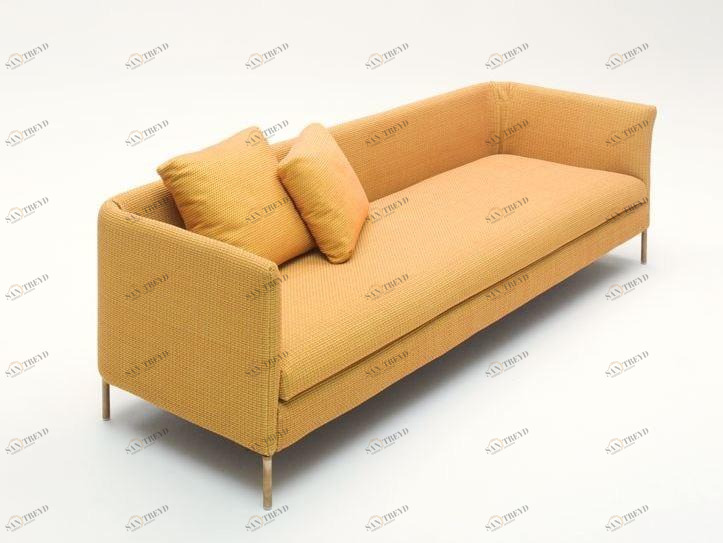 Paola Lenti 3-х местный тканевый диван со съемным чехлом sun-id-1468289