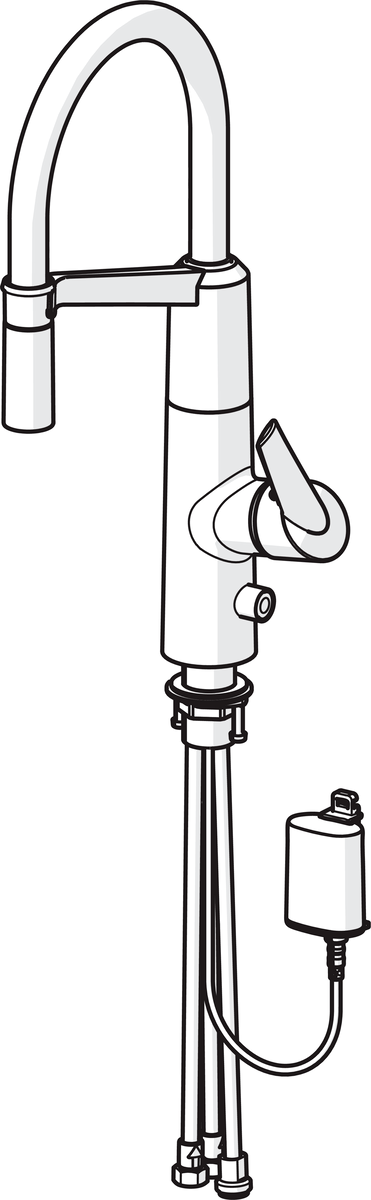 Oras 2739F Смеситель для кухни с клапаном, 6 V 2739F Optima Хром  - Вид №4
