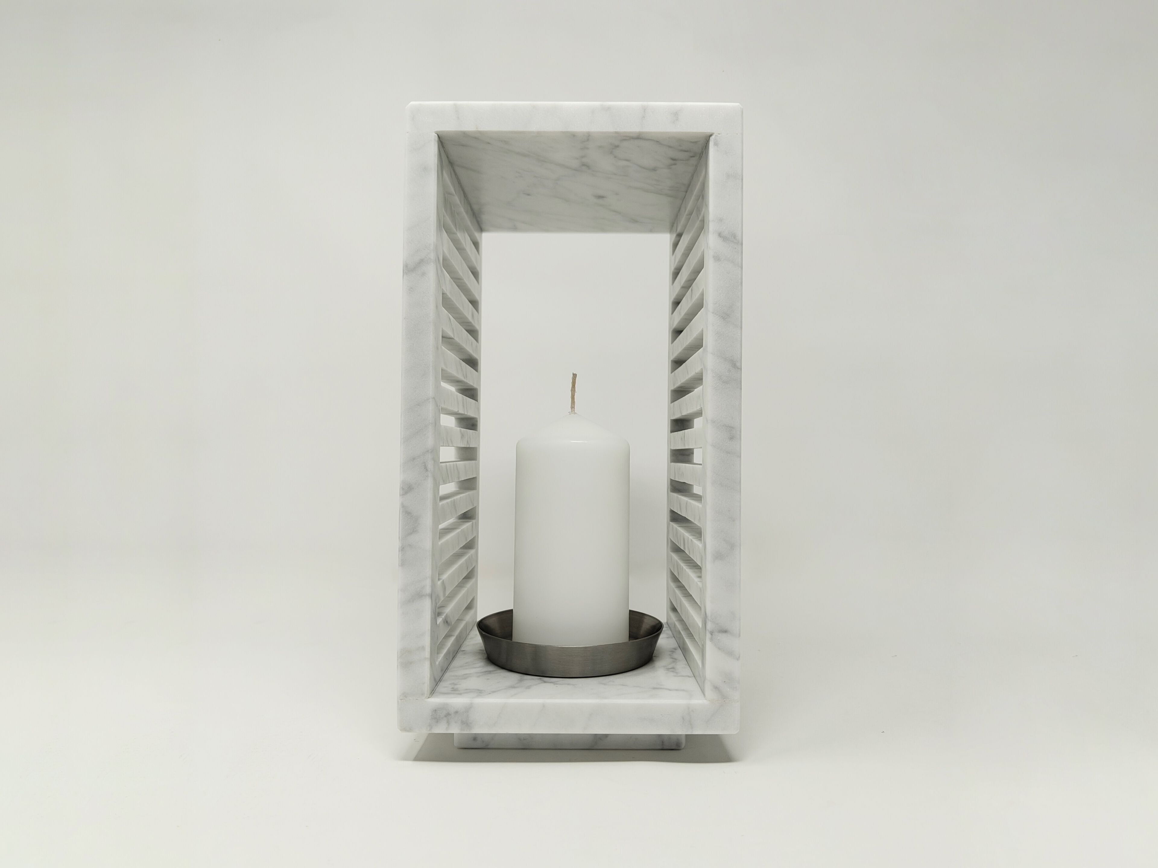 Каррарский мраморный фонарь / подсвечник Pistore Marmi Bruna Rapisarda Design X Pistore Marmi ARCH-00022988