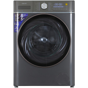 5040212 Стирально-сушильная машина DEXP WD-F814DMG/GBSI серый