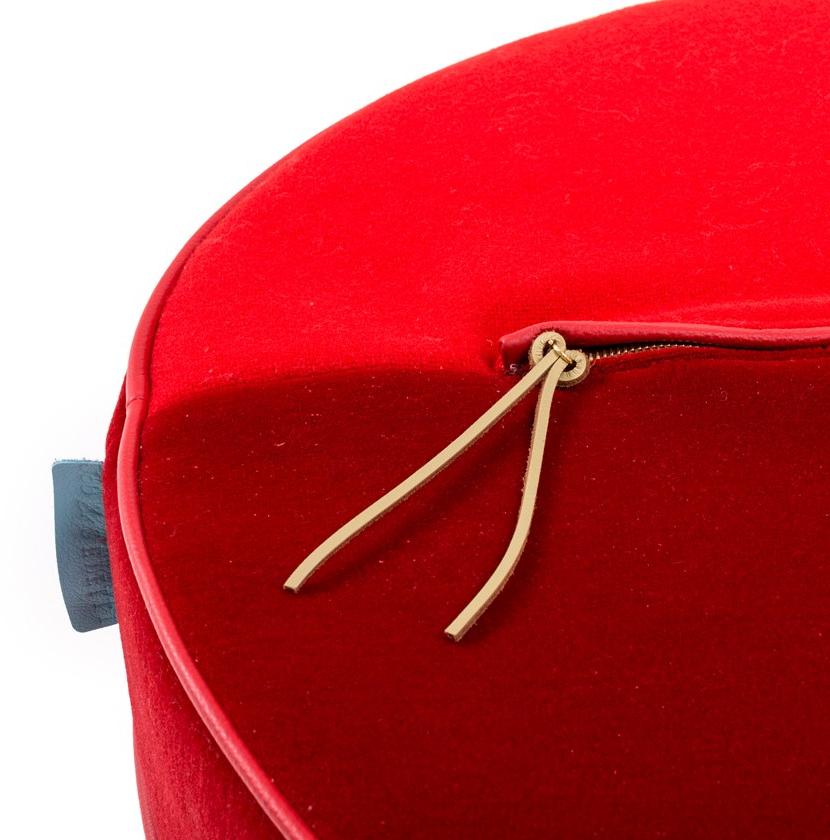 Seletti Круглая подушка из ткани Hot dog sofa & burger chair sun-id-1383474 - Вид №7