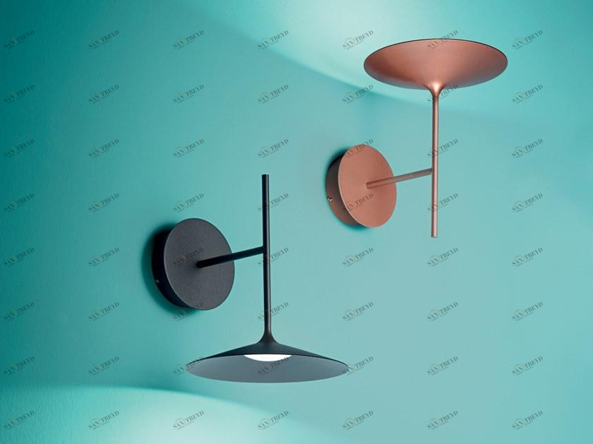 Linea Light Group Светодиодный настенный светильник из стали Poe sun-id-1498563