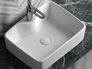 Умывальник чаша накладная прямоугольная Element 480*370*130мм CN6033 CN6033
