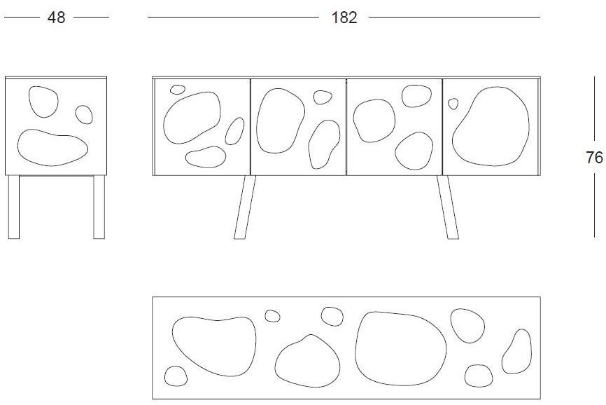 BD Barcelona Design Комод деревянный с распашными дверцами sun-id-1393486 - Вид №10