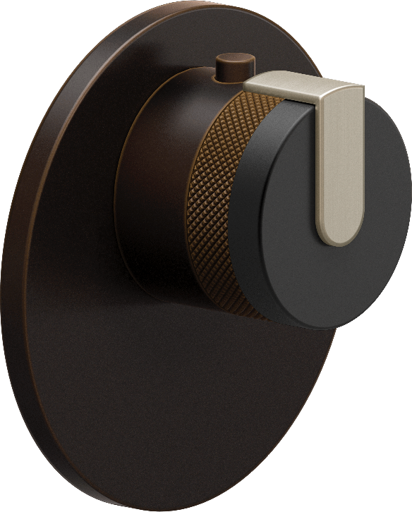 E-8027-R1MBKE-L1SN-OB-T Термостатический переключатель 3/4-Внешняя часть GRAFF MOD+