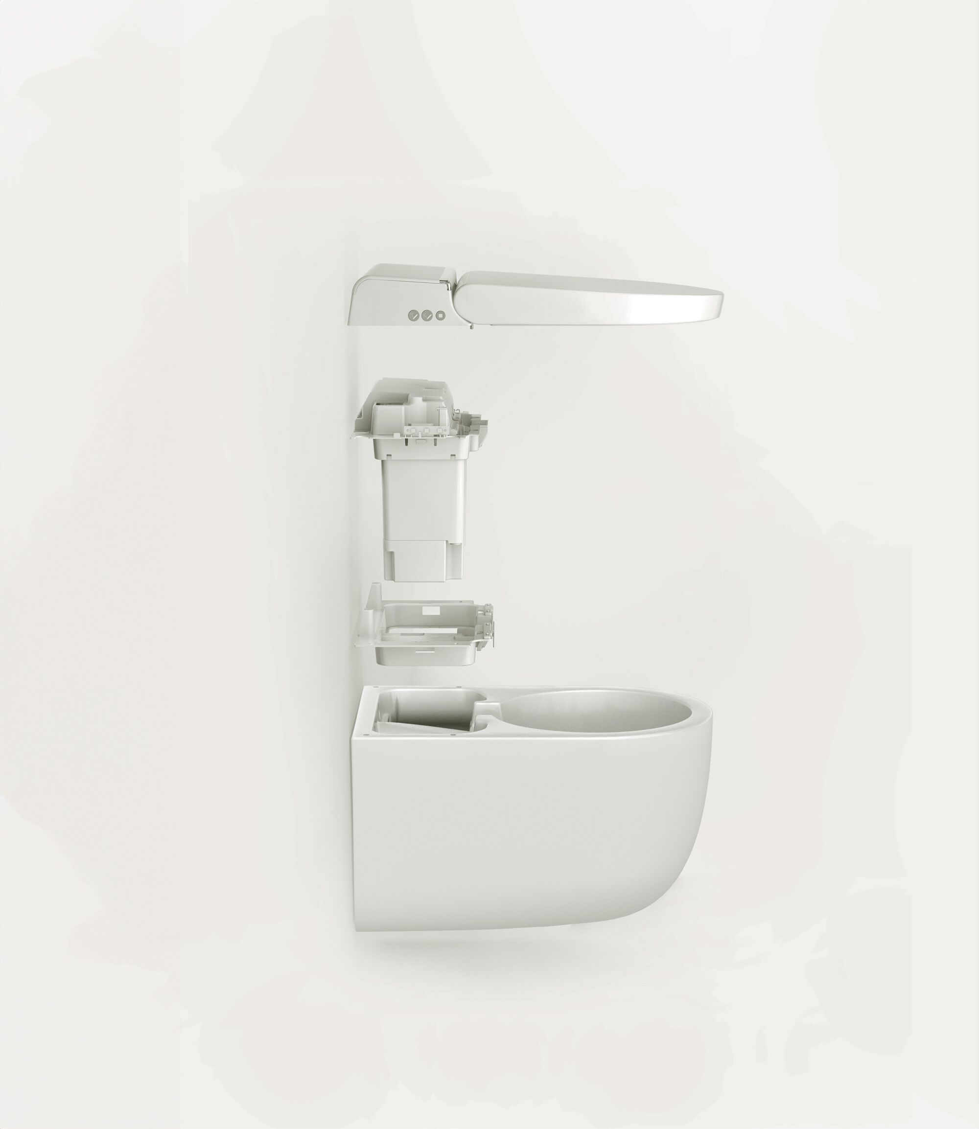 Керамический подвесной туалет для биде без бриды ArtCeram HYPE ARCH-00141810 - Вид №1