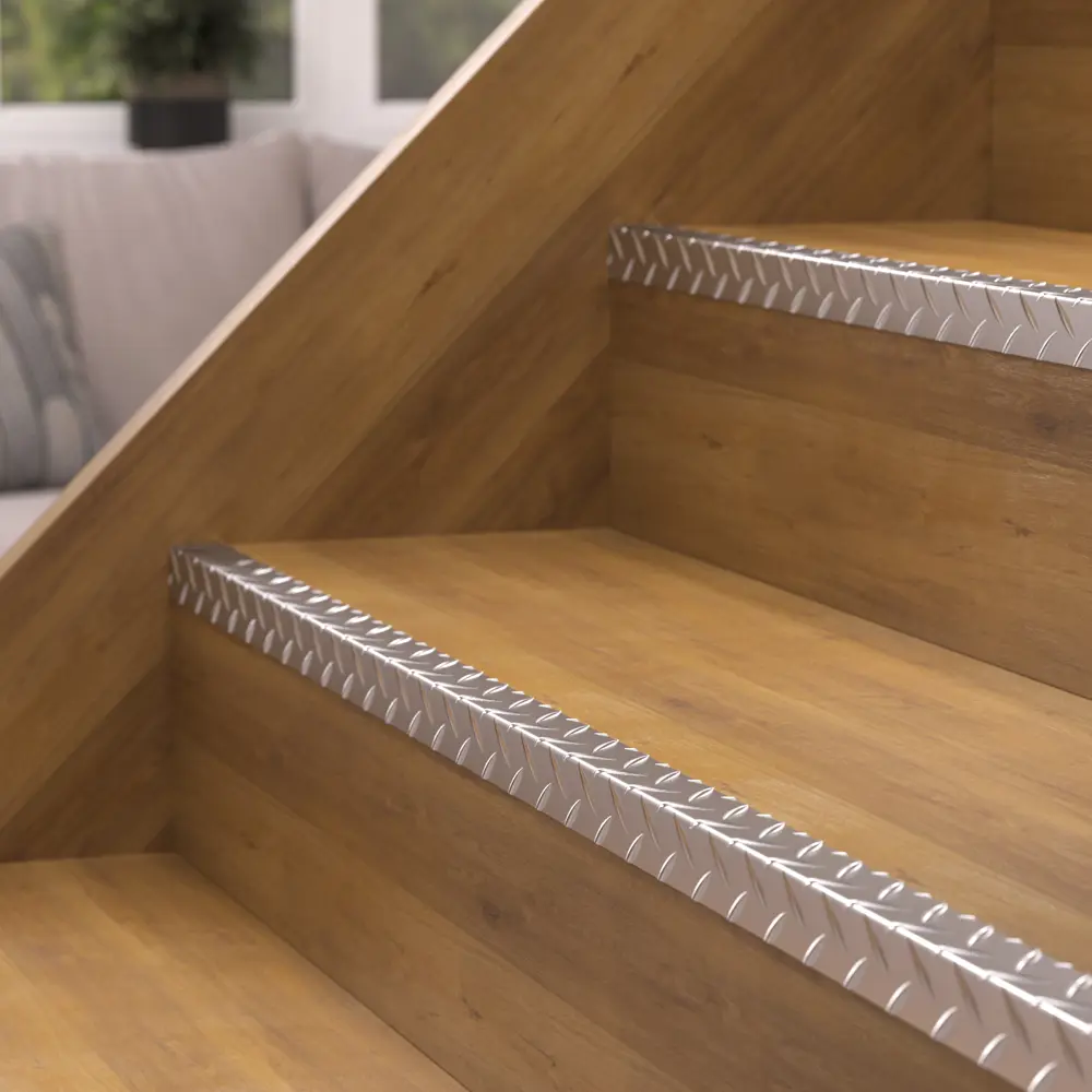 Santreyd Рифленый алюминиевый уголок 20×20×1,5 мм для надежной отделки 89034256 STLM-1007825 - Вид №2