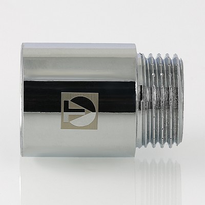 VTr.198.C.0460 Фитинг резьбовой – удлинитель хромированный Valtec 1/2" х 60 мм  - Вид №8