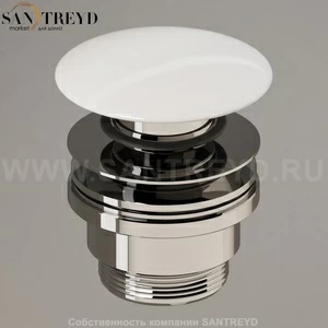 Flaminia PLCE Донный клапан с белой накладкой PLCE.9016